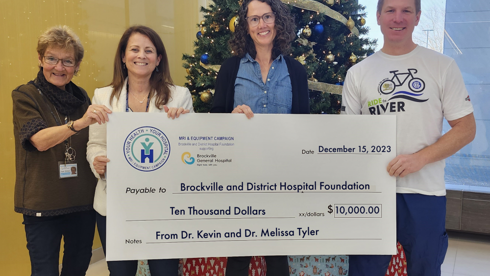 Local Physicians Generously Contribute $10,000 to BDHF Annual Appeal image
