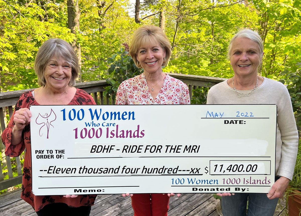 100 WOMEN WHO CARE SUPPORT THE RIDE THE RIVER/RIDE FOR THE MRI EVENT