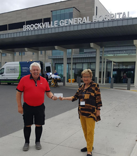 BROCKVILLE RESIDENT, LARRY HOLMES WAS THE LUCKY WINNER OF THE BROCKVILLE AND DISTRICT HOSPITAL FOUNDATION’S    FIRST ONLINE 50/50 DRAW