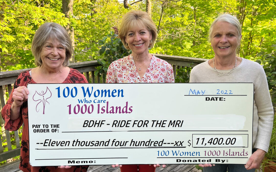 100 Women Who Care Support the Ride the River/Ride for the MRI Event