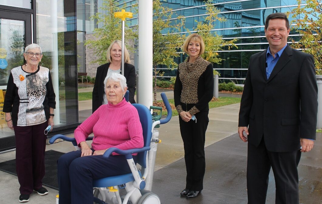 The Retired Women Teachers of Ontario’s Donation Aids in Purchasing a State-of-the-Art Transport Chair for Brockville General Hospital